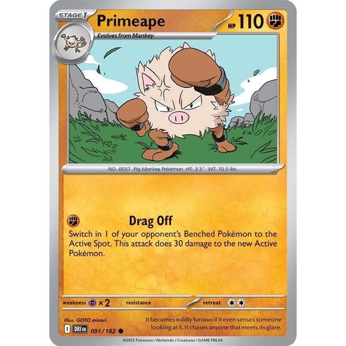 Primeape (091/182) (SV10: Destined Rivals)