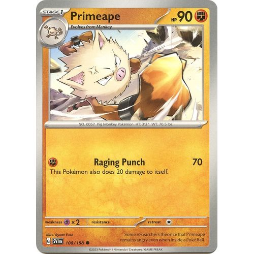 Primeape (108/198) [SV01: Scarlet & Violet Base Set]