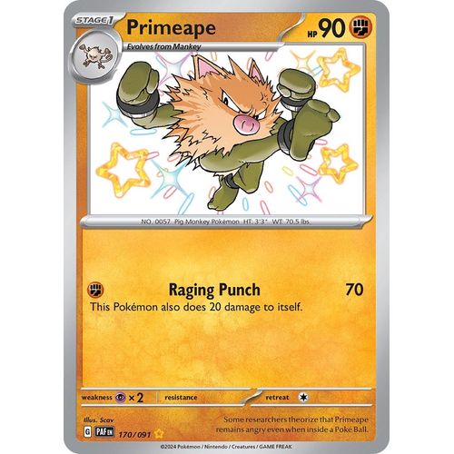 Primeape (170/091) [SV: Paldean Fates]