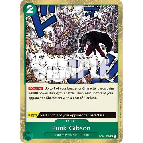 Punk Gibson (OP01-058) [Romance Dawn]