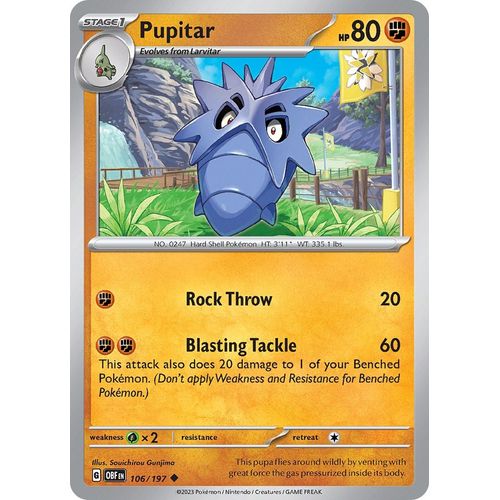 Pupitar (106/197) [SV03: Obsidian Flames]