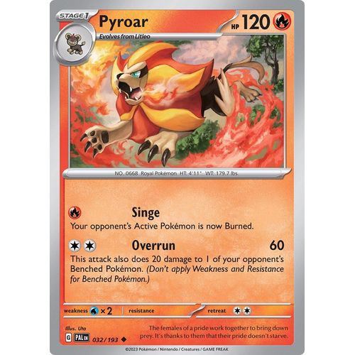 Pyroar (032/193) [SV02: Paldea Evolved]