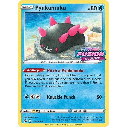 Pyukumuku - SWSH169 (Prerelease) (SWSH169) (SWSH: Sword & Shield Promo Cards)
