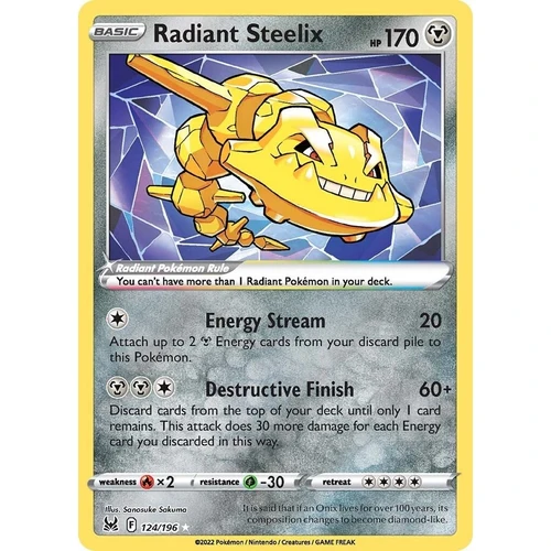 Radiant Steelix (124/196) (SWSH11: Lost Origin)