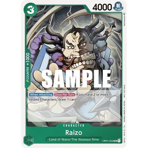 Raizo (Event Pack Vol. 2) (OP01-052) [One Piece Promotion Cards]