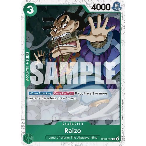 Raizo (Jolly Roger Foil) (OP01-052) [Premium Booster -The Best-]