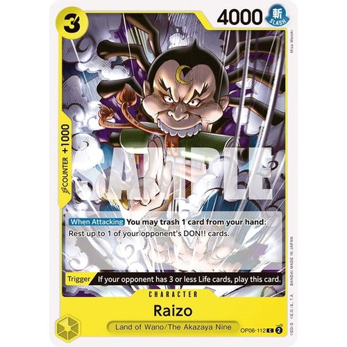 Raizo (OP06-112) [Wings of the Captain]