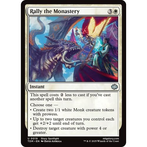 Rally the Monastery (19) [Tarkir: Dragonstorm]