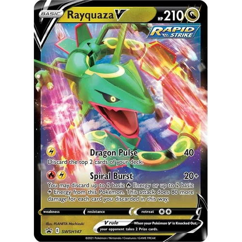 Rayquaza V - SWSH147 (SWSH147) (SWSH: Sword & Shield Promo Cards)
