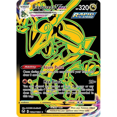 Rayquaza VMAX (Secret) (TG29/TG30) (SWSH12: Silver Tempest Trainer Gallery)