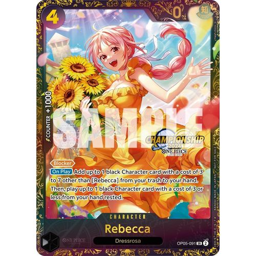 Rebecca (October Championship 2024 Online Regional) (OP05-091) [One Piece Promotion Cards]
