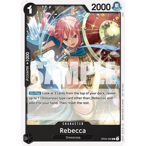 Rebecca (Tournament Pack 2025 Vol. 2) (OP04-092) (One Piece Promotion Cards)