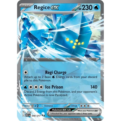 Regice ex (048/217) (ME: Ascended Heroes)