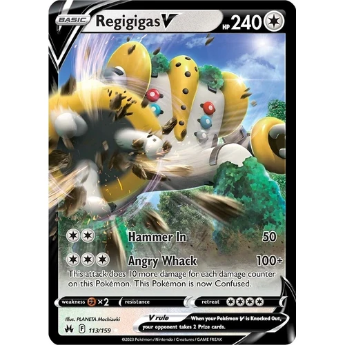 Regigigas V (113/159) (Crown Zenith)