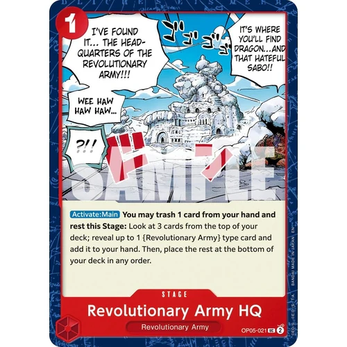 Revolutionary Army HQ (Reprint) (OP05-021) (Premium Booster -The Best- Vol. 2)