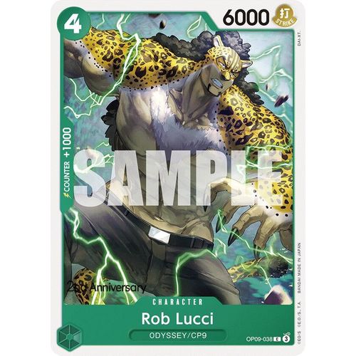 Rob Lucci (038) (OP09-038) [Emperors in the New World: 2nd Anniversary Tournament Cards]
