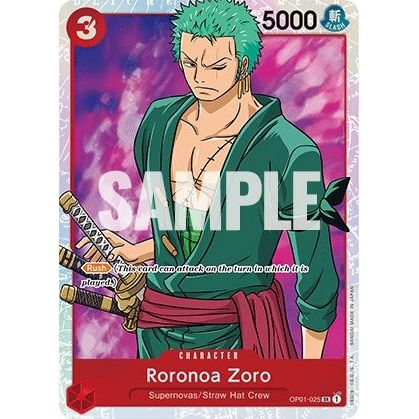 Roronoa Zoro (025) (OP01-025) [Romance Dawn]