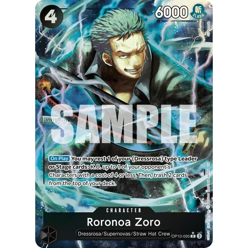 Roronoa Zoro - OP10-095 (Alternate Art) (OP10-095) (Premium Booster -The Best- Vol. 2)