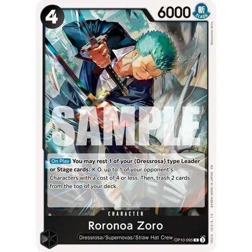 Roronoa Zoro - OP10-095 (Reprint) (OP10-095) (Premium Booster -The Best- Vol. 2)