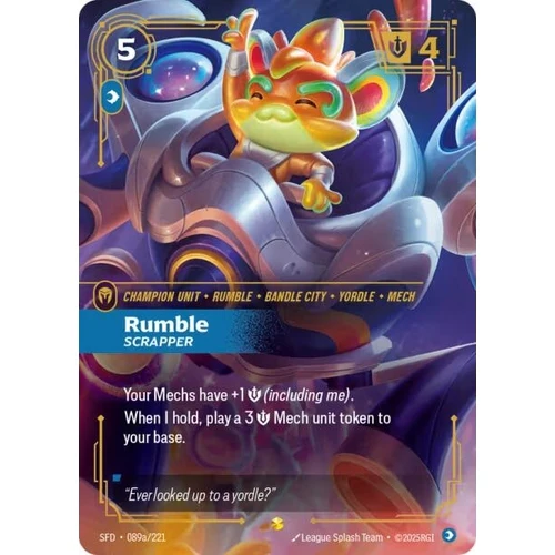 Rumble - Scrapper (Alternate Art) (089a/221) (Spiritforged)