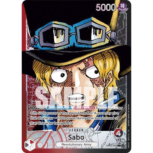 Sabo (001) (Alternate Art) (OP05-001) [Awakening of the New Era]
