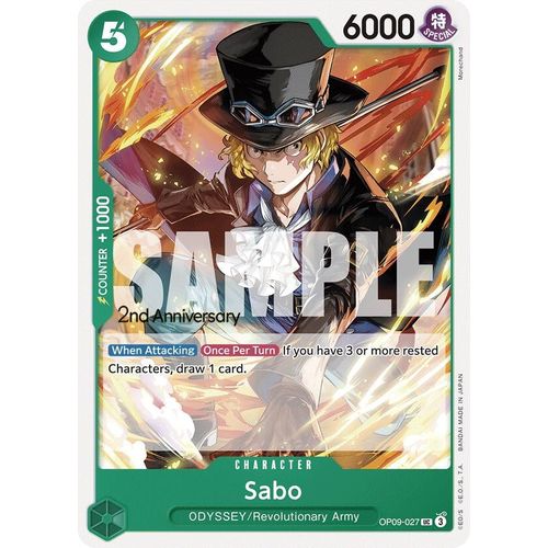 Sabo (027) (OP09-027) [Emperors in the New World: 2nd Anniversary Tournament Cards]