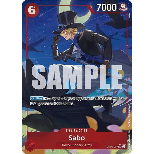 Sabo (OP05-007) (Alternate Art) (OP05-007) [Premium Booster -The Best-]