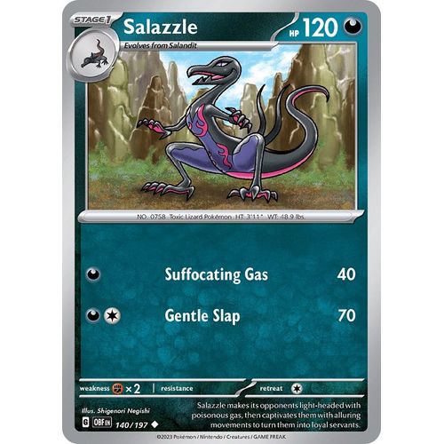 Salazzle (140/197) [SV03: Obsidian Flames]
