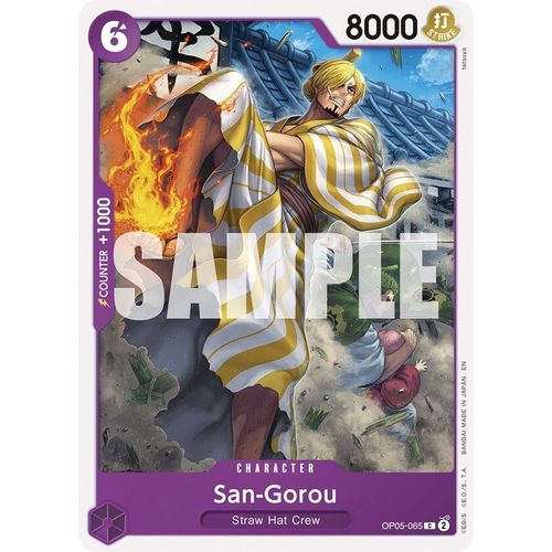 San-Gorou (Reprint) (OP05-065) [Starter Deck 26: PURPLE/BLACK Monkey.D.Luffy]