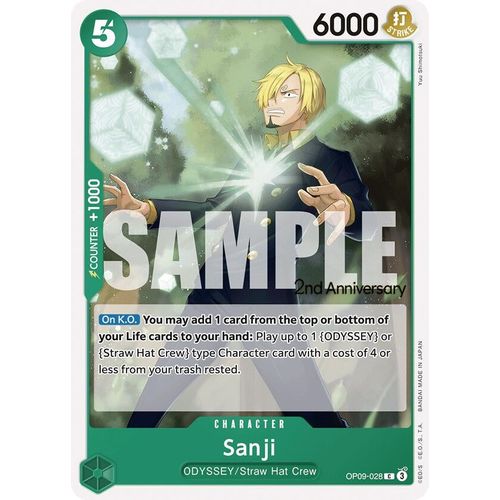 Sanji (028) (OP09-028) [Emperors in the New World: 2nd Anniversary Tournament Cards]