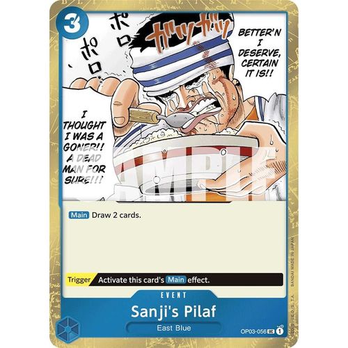 Sanji's Pilaf (Jolly Roger Foil) (OP03-056) [Premium Booster -The Best-]