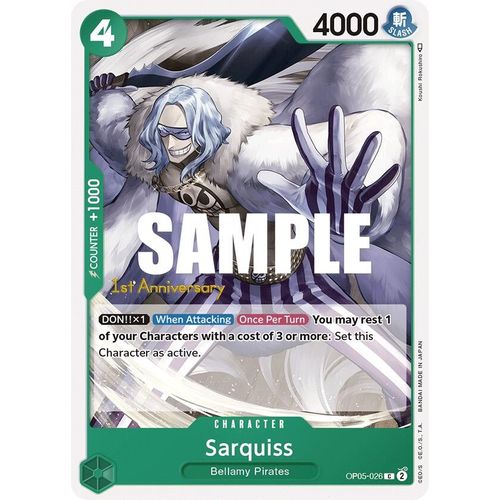 Sarquiss (OP05-026) [Awakening of the New Era: 1st Anniversary Tournament Cards]