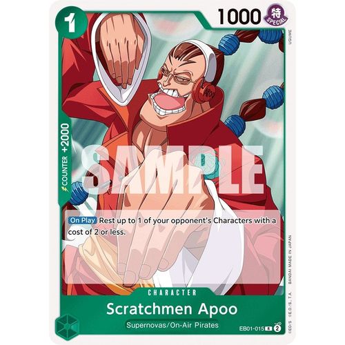 Scratchmen Apoo (EB01-015) [Extra Booster: Memorial Collection]