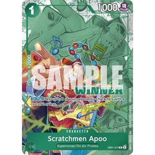 Scratchmen Apoo (Winner Pack 2025 Vol. 2) (EB01-015) (One Piece Promotion Cards)
