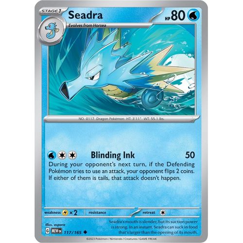 Seadra (117/165) [SV: Scarlet & Violet 151]