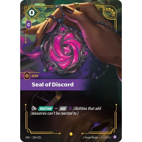 Seal of Discord (Overnumbered) (234/221) (Spiritforged)