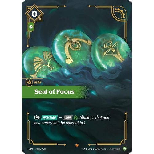 Seal of Focus (081/298) (Origins)