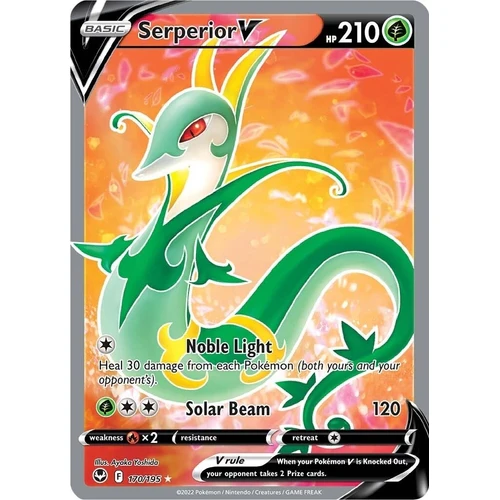 Serperior V (Full Art) (170/195) (SWSH12: Silver Tempest)