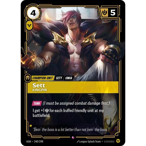 Sett - Kingpin (240/298) (Origins)