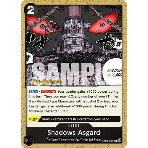 Shadows Asgard (OP06-095) [Wings of the Captain Pre-Release Cards]
