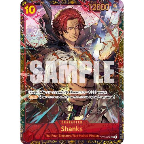 Shanks (Championship 25-26 Offline Regionals Season 2) (OP09-004) (One Piece Promotion Cards)