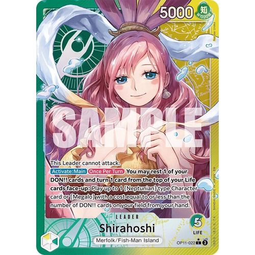 Shirahoshi (022) (Alternate Art) (OP11-022) [A Fist of Divine Speed]