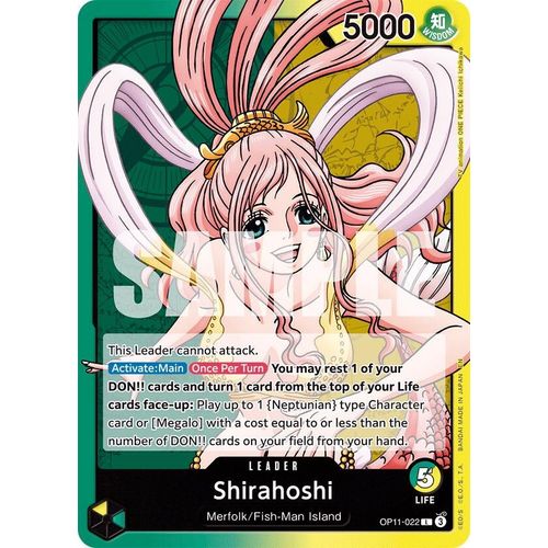 Shirahoshi (022) (OP11-022) [A Fist of Divine Speed]
