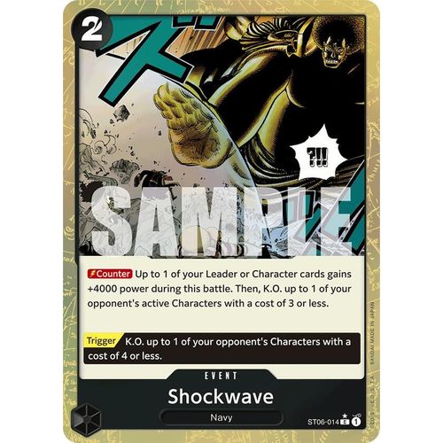 Shockwave (Textured Foil) (ST06-014) [Premium Booster -The Best-]