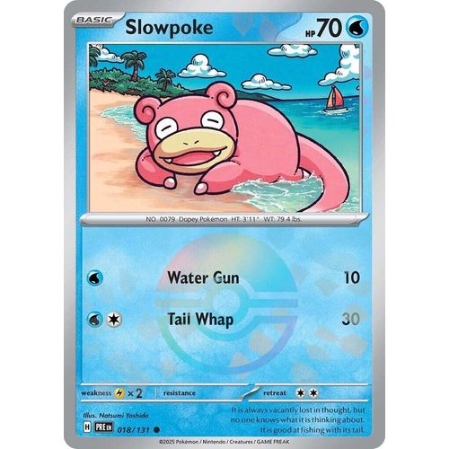 Slowpoke (Poke Ball Pattern) (018/131) [SV: Prismatic Evolutions]