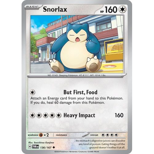 Snorlax (136/167) [SV06: Twilight Masquerade]