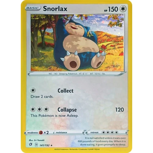 Snorlax - 141/192 (Cosmos Holo) (141/192) (Miscellaneous Cards & Products)