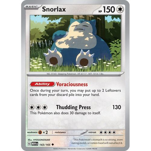 Snorlax (143/165) [SV: Scarlet & Violet 151]