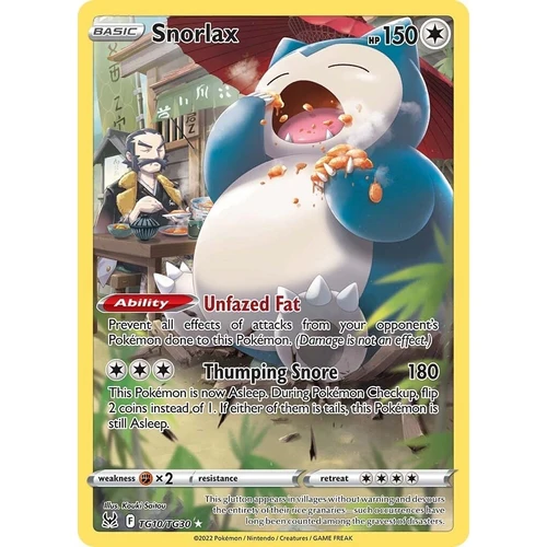 Snorlax (TG10/TG30) (SWSH11: Lost Origin Trainer Gallery)