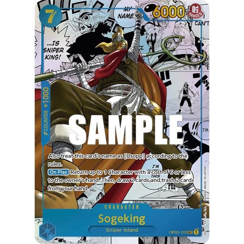 Sogeking (Alternate Art) (Manga) (OP03-122) [Pillars of Strength]